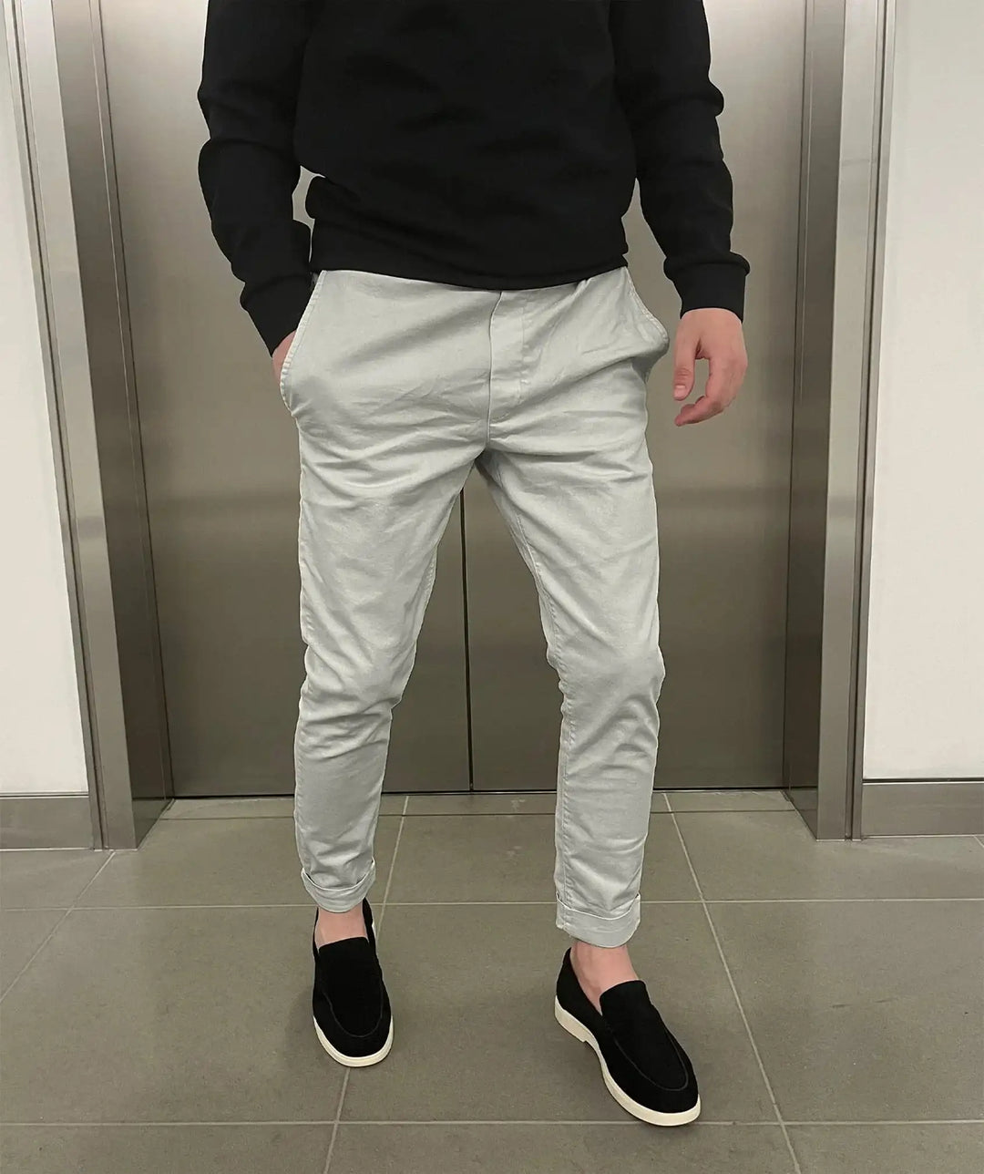 Jerez | Chino elásticos slim de lujo